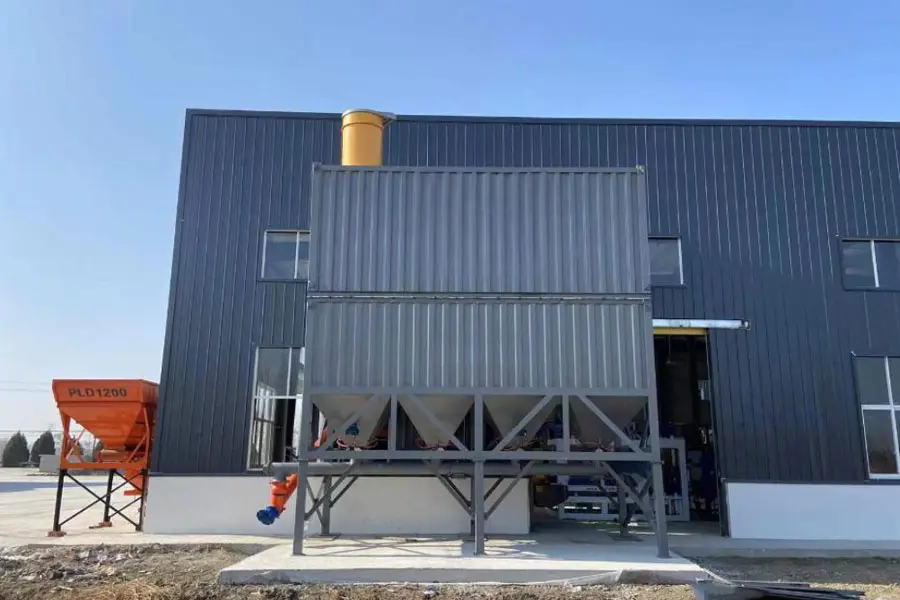 100T horizontal cement silo