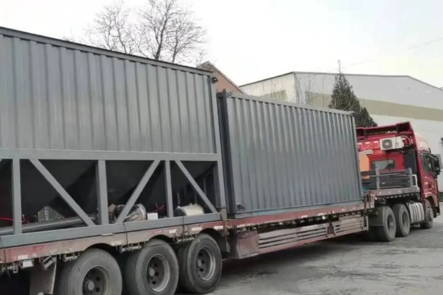 100T horizontal cement silo