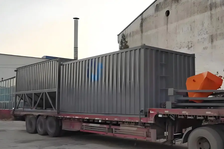 100T horizontal cement silo