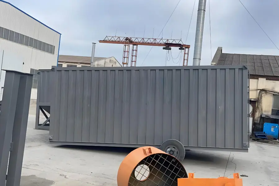 100T horizontal cement silo