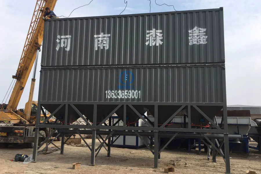 150T horizontal cement silo