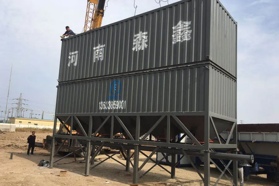 150T horizontal cement silo