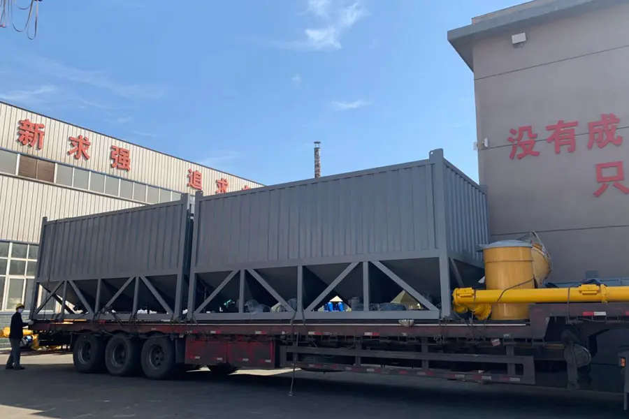 50T horizontal cement silo