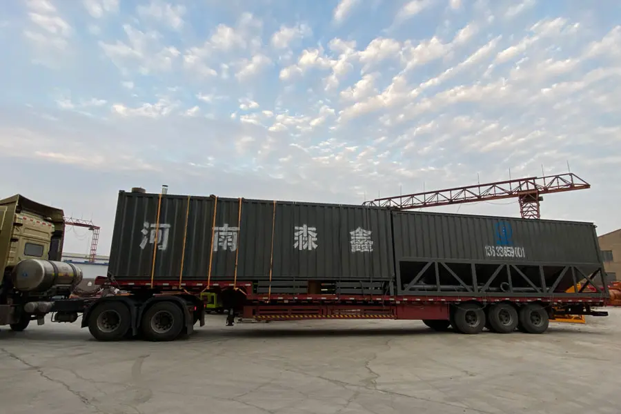 80T horizontal cement silo