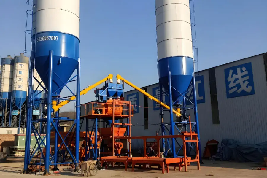 HZS25 concrete batching plant