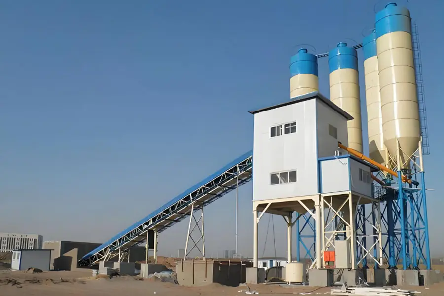 HZS90 concrete batching plant